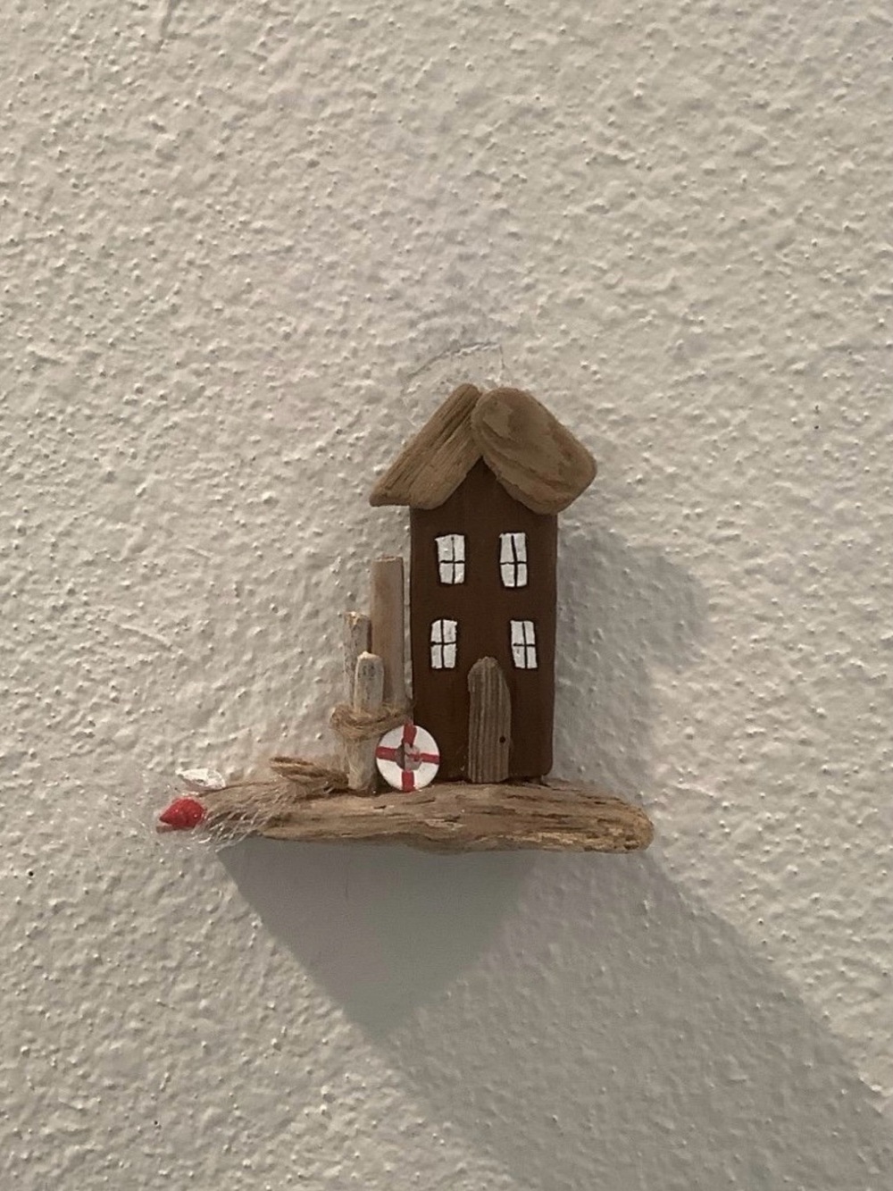 Driftwood Art, Driftwood Fishing Village, Driftwood Coastal, Beach Decor